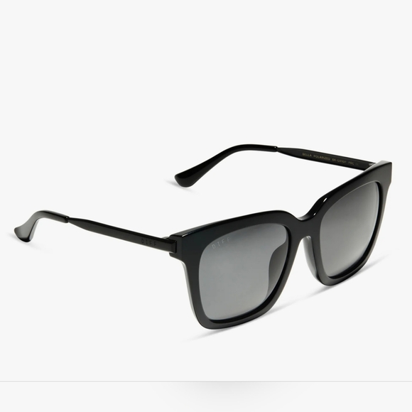 NWT Diff Bella Black Polarized Sunglasses - Picture 3 of 14